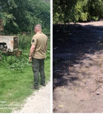 Біля річки Устя на Рівненщині прибрали металобрухт