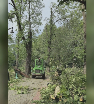 Буревій наробив лиха в улюблених місцях відпочинку харків’ян (відео)