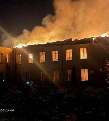 На Днепропетровщине разрушено учебное заведение в результате атаки РФ - ГСЧС
