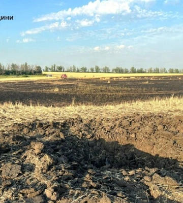 Окупанти спалили ще одне поле із пшеницею у Харківській області