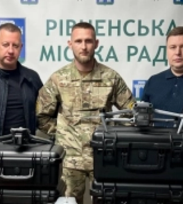 Рівненська громада передала понад 70 дронів для військових частин
