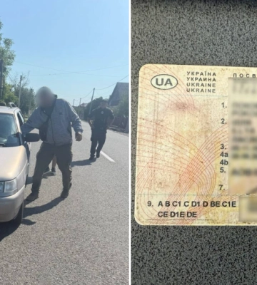 Підроблене посвідчення в Ужгороді: водій намагався обдурити патрульних