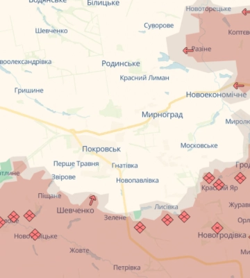 Российские войска FPV-дронами контролируют всю трассу между Покровском и Родинским – ГВА
