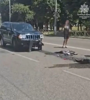 У Кропивницькому встановили водія - винуватця потрійної ДТП (ФОТОФАКТ)