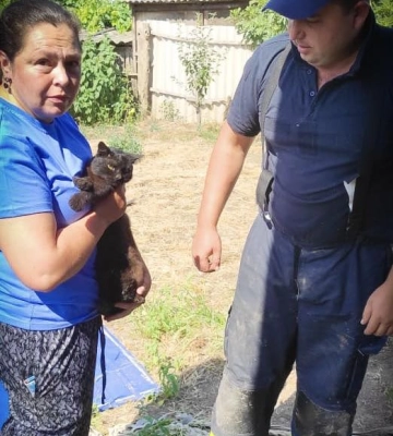 Коти впали в колодязь: вогнеборці врятували двох тварин в Одесі та Ізмаїлі