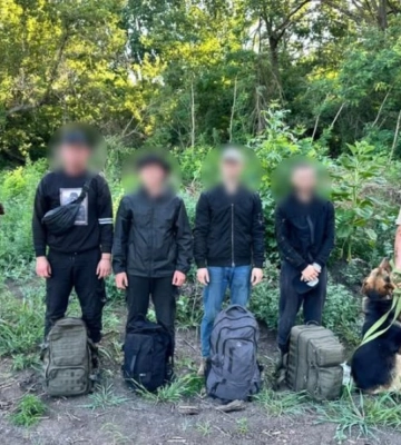  На Одещині прикордонники затримали ухилянтів