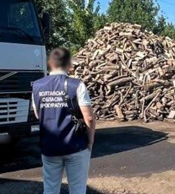 На Полтавщині викрили групу, яка незаконно вирубала лісу на понад два млн грн