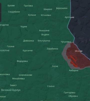 Враг продвинулся возле Амбарного на Харьковщине и в трех населенных пунктов на Донетчине, - DeepState. КАРТЫ