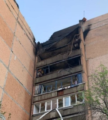 Війська РФ вночі вдарили дронами по Краматорську: пошкоджені будинки, дитсадок і склади