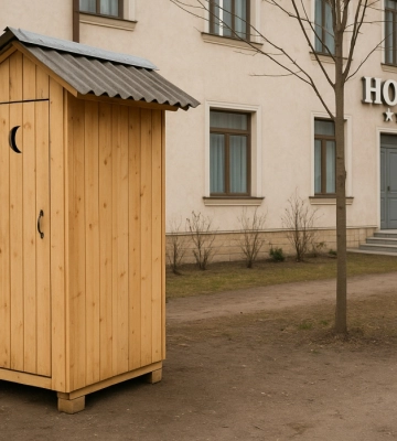 В оккупированном Донецке отели перешли на уличные туалеты из-за отсутствия воды