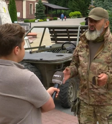Боєць 65 ОМБр Олександр Кобилецький завітав на Рівненщину (ВІДЕО)