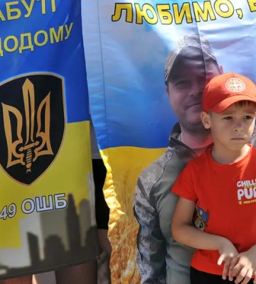 У Києві провели акцію на підтримку родин зниклих безвісти та полонених військових