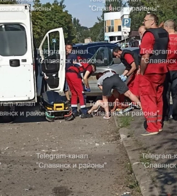 Сегодня утром дроны снова ударили по Краматорску: предварительно, есть пострадавшие