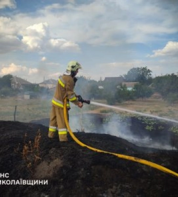 На Миколаївщині виникло 56 пожеж, 49 з яких — в екосистемах