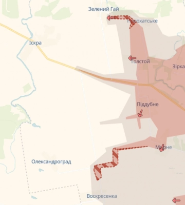 Российские войска продвинулись вблизи границы Донецкой и Днепропетровской областей – DeepState