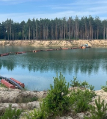 Видобуток піску на Житомирщині заподіяв шкоду довкіллю на 2,5 млрд