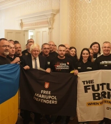 Ветерани ДТЕК зустрілися з Борисом Джонсоном Ветерани ДТЕК зустрілися з Борисом Джонсоном