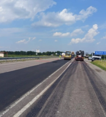 У Лубенському районі розпочали ремонт автобану Київ - Харків