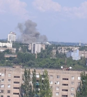 Соцсети сообщили о &quot;прилёте&quot; в центре Донецка