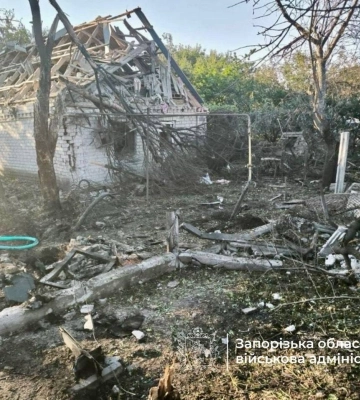 Російський дрон атакував будинок на Запоріжжі, поранені дві жінки