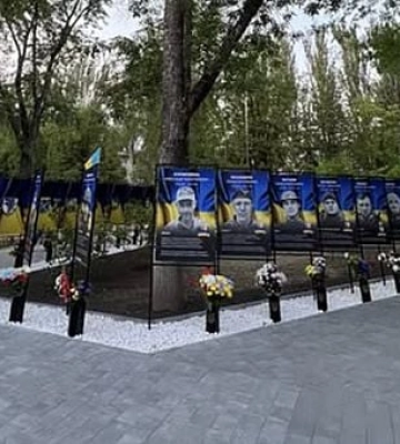 В Зеленодольске открыли Аллею Памяти погибших защитников