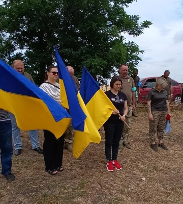 У Любашівській громаді попрощалися з полеглим Захисником Віктором Бриткару