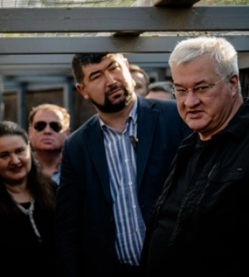 Сибіга разом із послами відвідав передові позиції на Запоріжжі