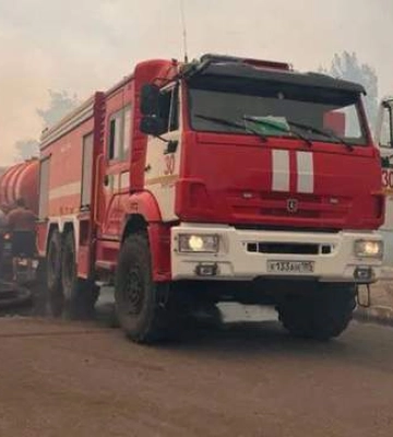 Возле оккупированного Энергодара горит лес: пожар угрожает Запорожской АЭС