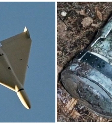 На Львівщині лісничий знайшов уламки російського дрона «Герань-2»