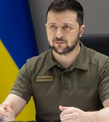 Звернення Президента України Володимира Зеленського наприкінці 1244-го дня повномасштабної війни