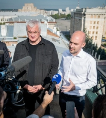 Глава МЗС Франції відвідав Харків