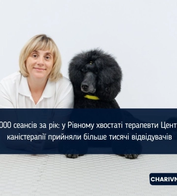 1000 сеансів за рік: у Рівному хвостаті терапевти Центру каністерапії прийняли більше тисячі відвідувачів