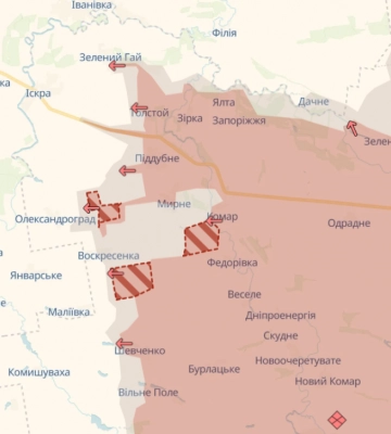 Російська армія просунулася поблизу кордону Донеччини та Дніпропетровщини – DeepState