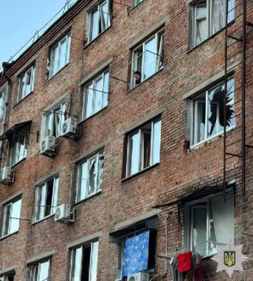 Росіяни завдали удару по Черкасах, відомо про постраждалих