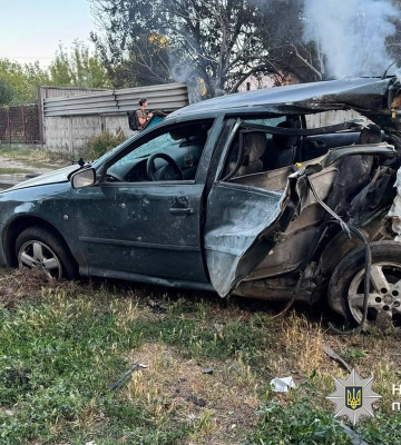 Поліція документує наслідки російської ракетної атаки по Черкасах (ФОТО)
