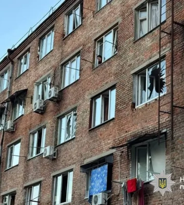 Ракетний удар по Черкасах: Нацполіція показала фото наслідків