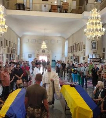 Полтавська громада попрощалась із загиблими захисниками України