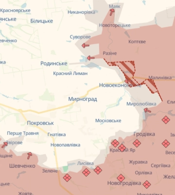 Россияне продвинулись возле Новоекономичного и Зеленого Гая, - DeepState. КАРТЫ