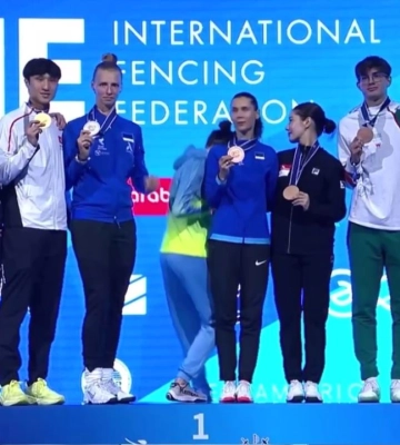 Шпажистка в Ужгорода Влада Харькова стала чемпіонкою світу з фехтування