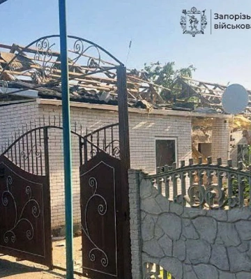 Женщина ранена в результате вражеской атаки на Запорожскую область