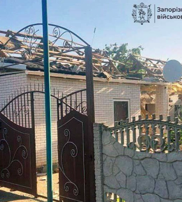 Унаслідок атаки на Запорізьку область поранено жінку