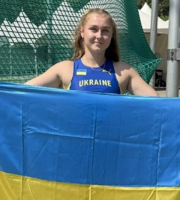 Легкоатлетка Дзерожинська стала чемпіонкою Європейського юнацького олімпійського фестивалю
