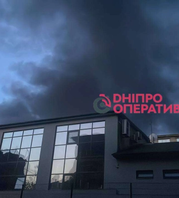 Дніпро під масованою ракетною атакою