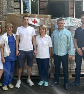 Сумська лікарня отримала чергову гуманітарну допомогу від партнерів із Франції