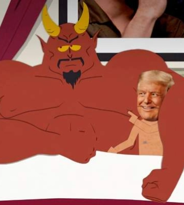 У &quot;Південному парку&quot; Трампа показали у ліжку із Сатаною і висміяли його геніталії