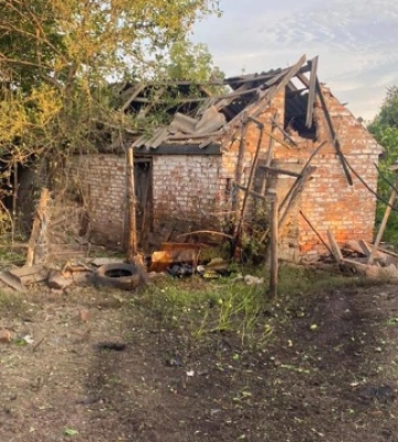 Уночі на Полтавщині працювала ППО: уламки БпЛА пошкодили будинки