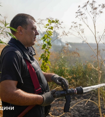В Одесі на полях зрошення сталася масштабна пожежа