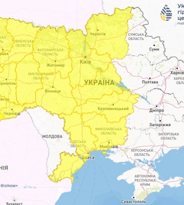 На Черкащині очікують “небезпечні метеорологічні явища”