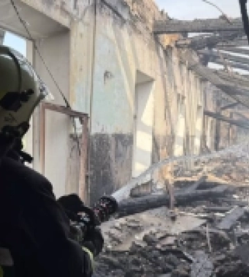 На Кіровоградщині внаслідок ворожого обстрілу пошкоджено будівлю одного з підрозділів ДСНС