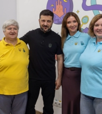 Зеленський зустрівся з учнями Школи Супергероїв на Київщині
